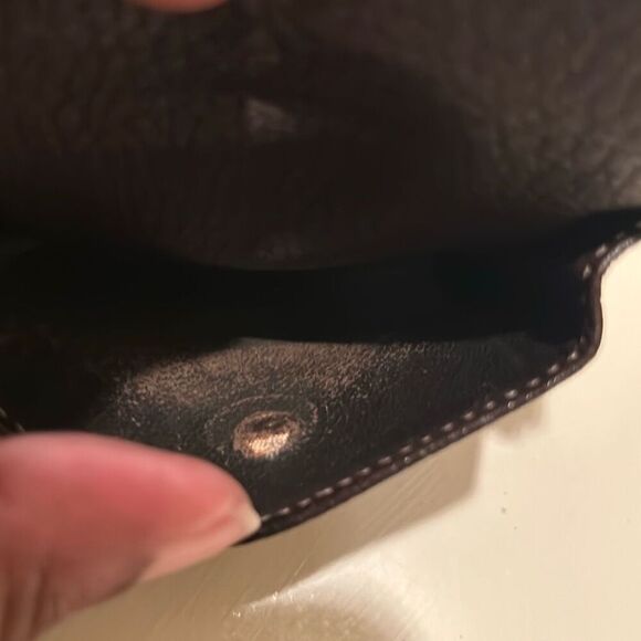 Gucci GG Canvas Bifold Wallet Classic Brown Monogram Logo Print Leather Trim - Picture 6 of 11